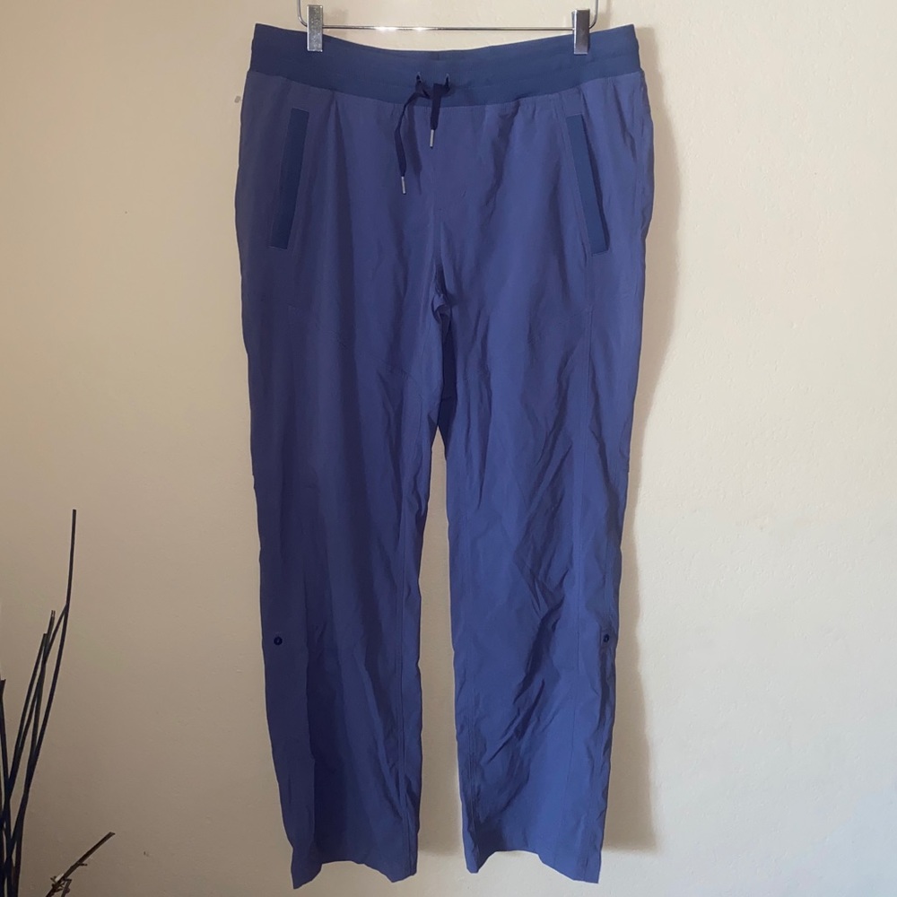 Marmot Hadley Pants Blue Hiking Jogger drawstring elastic waist Women’s Size XL